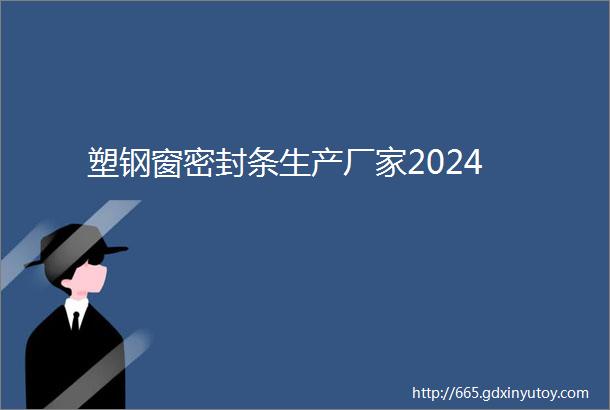 塑钢窗密封条生产厂家2024