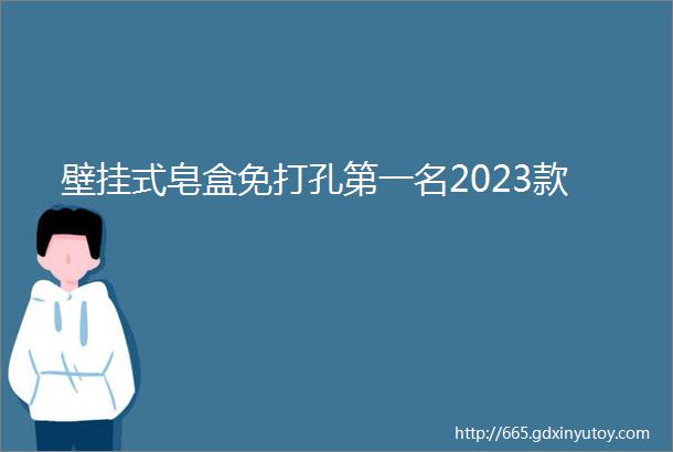 壁挂式皂盒免打孔第一名2023款